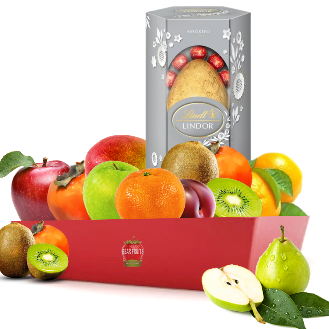 FRUITS ONLY HAMPER-CLASSIC WILLOW EASTER HAMPER